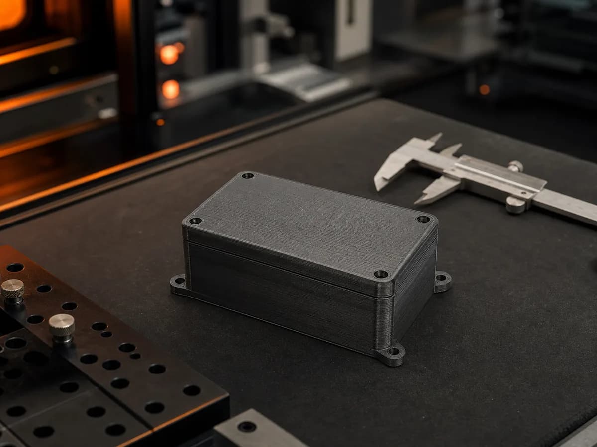 3D printed prototype from an uploaded STL file